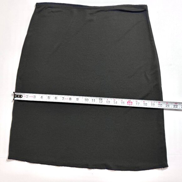 Vtg 90s Y2K Old Navy Stretch Pencil Skirt Witchy Whimsigoth Capsule Grunge Black - Picture 9 of 10